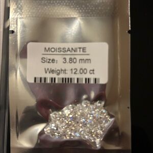 Moissanite Gemstones 12 ct